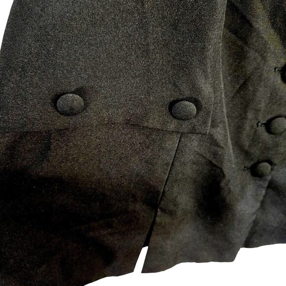 Allison Woods Women's Blazer 28W 28 W Black Plus Size 4X Coat Button Down Jacket - Picture 5 of 8